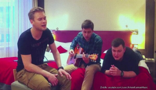 Artem, Jakub i Kuba śpiewają "Rolling In The Deep" Adele